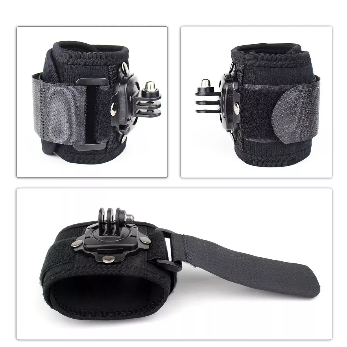 360° Rotating Wrist Strap Mount for Action Cameras - Image 4