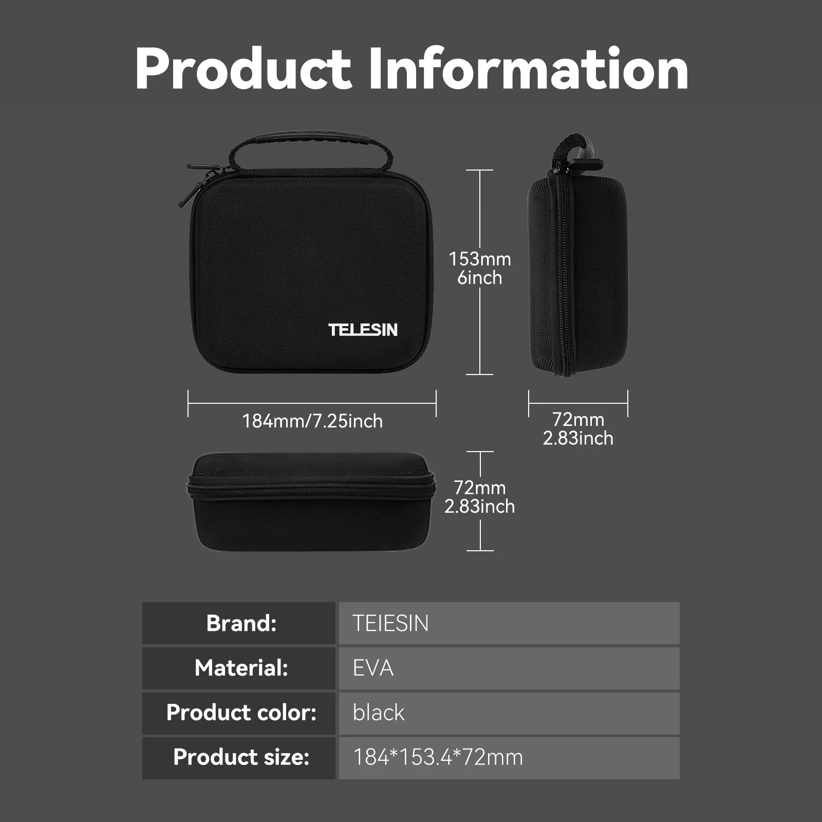 Protective Waterproof Hard Bag for DJI Pocket 3 and Accessories - Image 7
