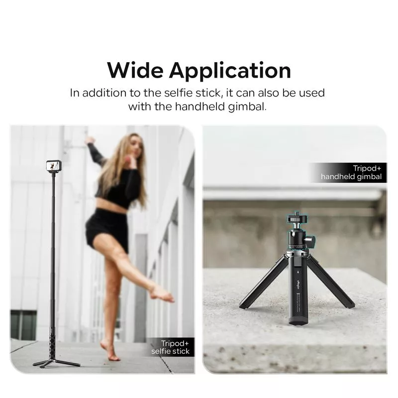 Lightweight Aluminum Tripod with 1/4 Screw for Action Cameras - Image 4