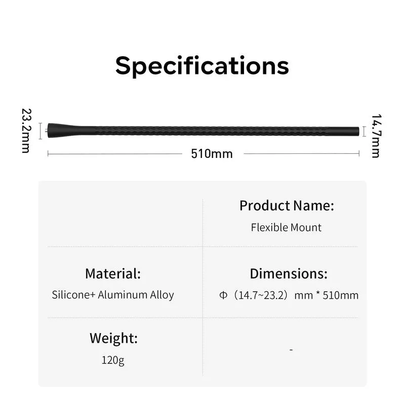 Flexible Selfie Stick with Multi-Function Mount for Action Cameras - Image 6