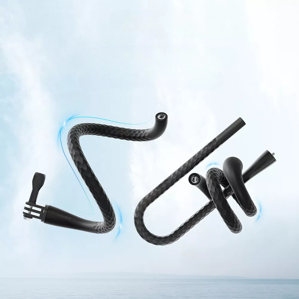 Flexible Selfie Stick with Multi-Function Mount for Action Cameras