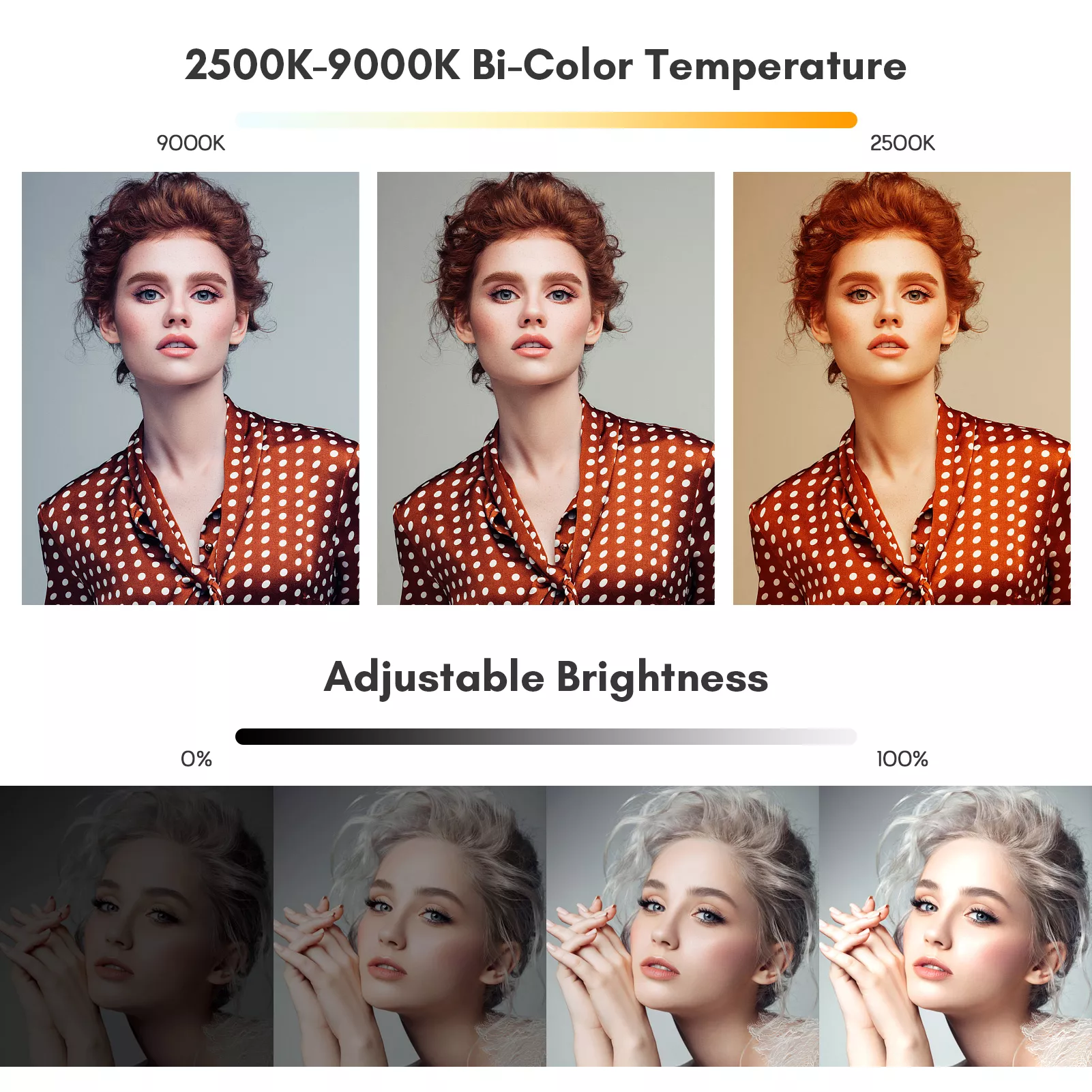 Pocket Clip-On LED Video Light with Adjustable Brightness and Color Temperature - Image 3