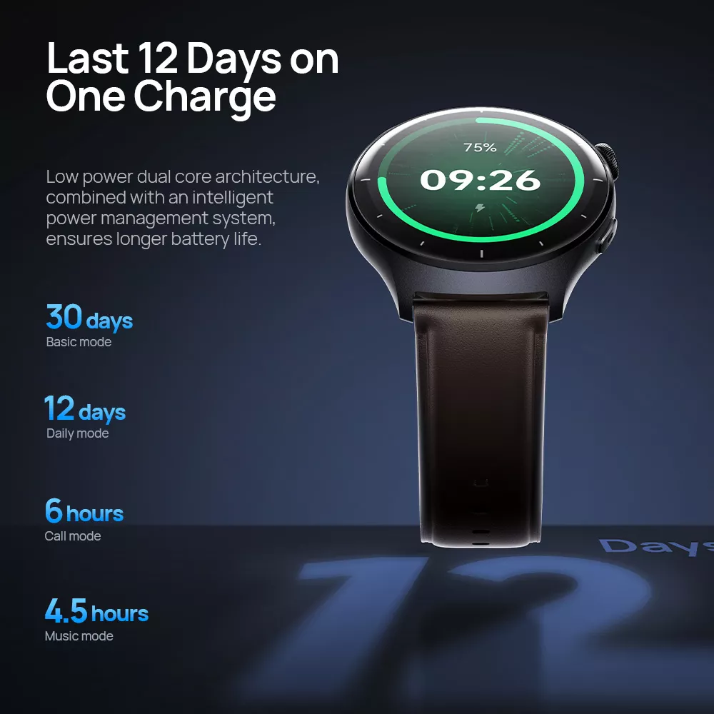 Smartwatch with 1.3-Inch AMOLED Display, Bluetooth Calling, Health & Fitness Tracking - Image 3