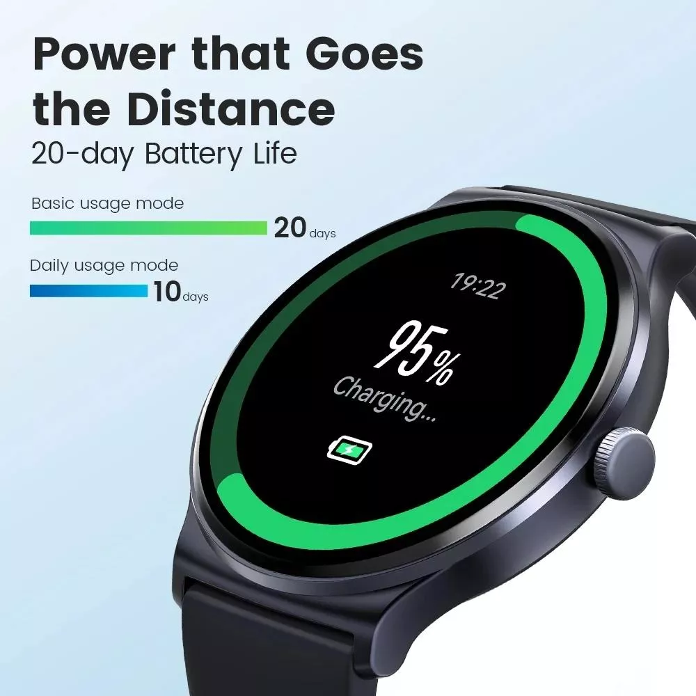 Smartwatch with 1.38" Display, 20-Day Battery, SpO2, Heart Rate & 100+ Workouts - Image 6