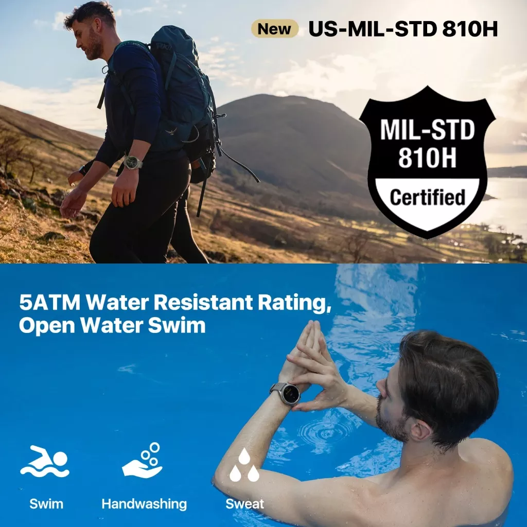 Smartwatch with 100+ Sports Modes, 80Hrs Battery & 5ATM Water Resistance - Image 6