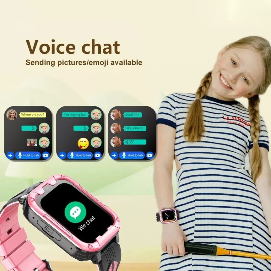 4G Kids Smart Watch with GPS, Video Call & SOS for Children - Image 6