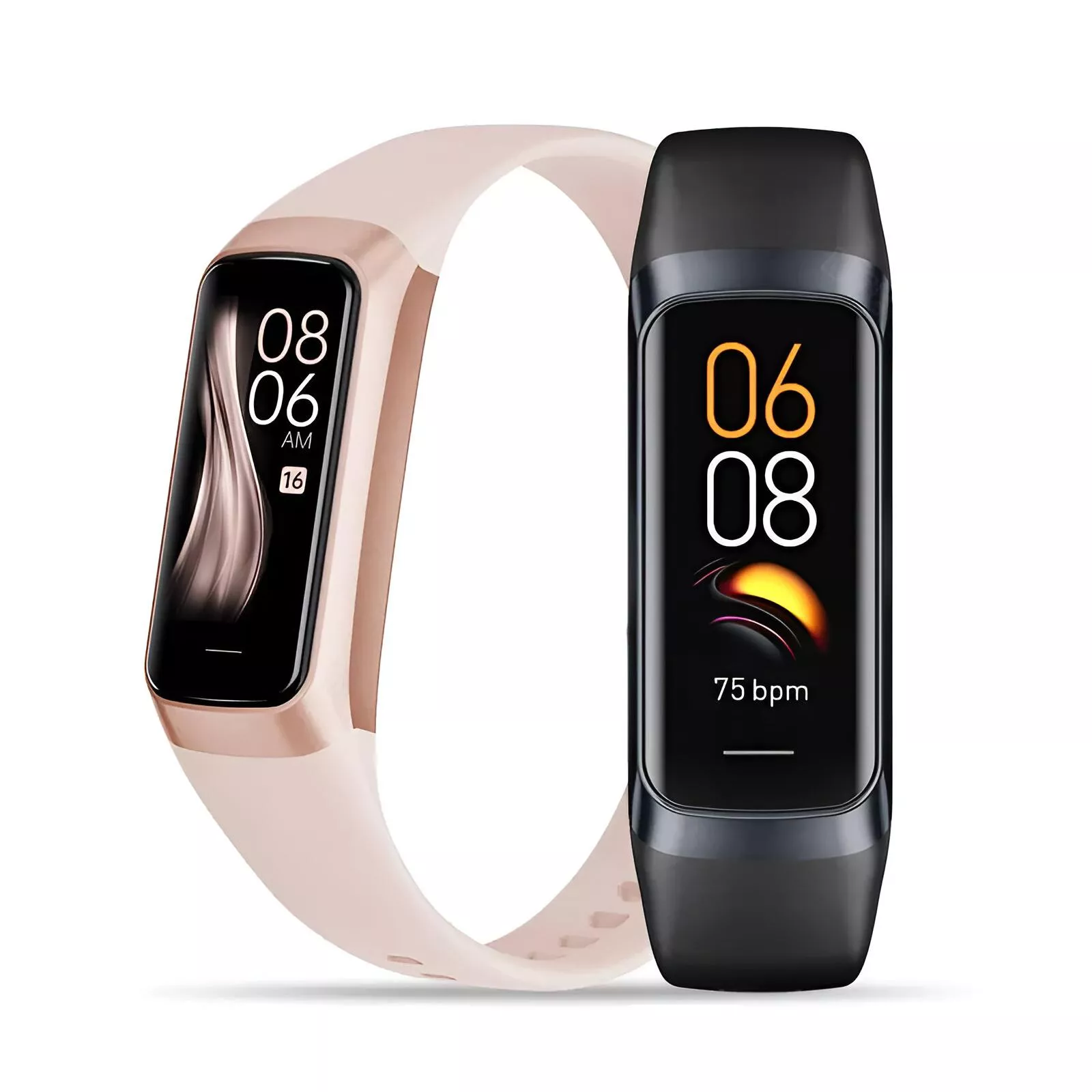 AMOLED Smart Watch with Heart Rate, Blood Pressure & Fitness Tracker