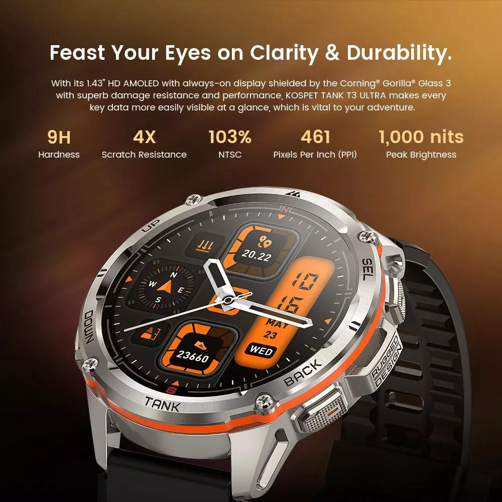 Ultra Rugged GPS Smartwatch for Men & Women - Image 2