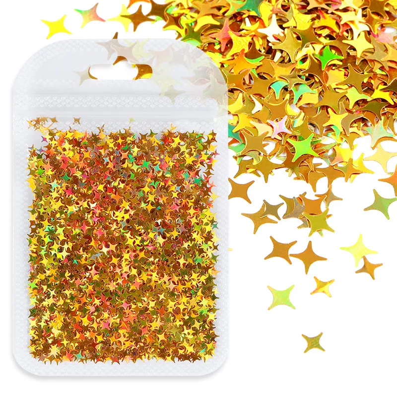 3D Holographic Star Nail Glitter Sequins - Image 6
