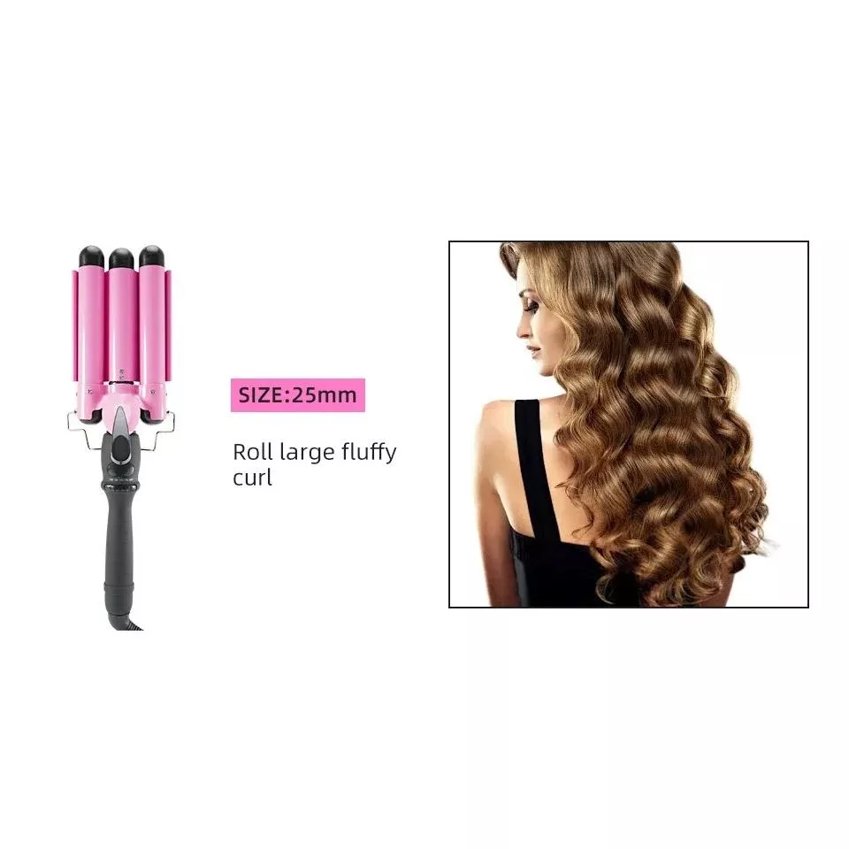 3-Barrel Electric Hair Curling Iron - Image 5