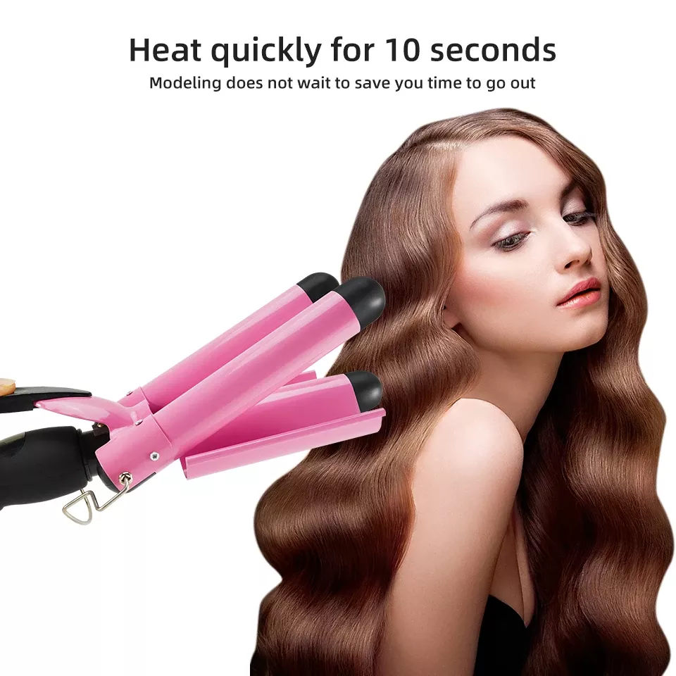 3-Barrel Electric Hair Curling Iron - Image 6