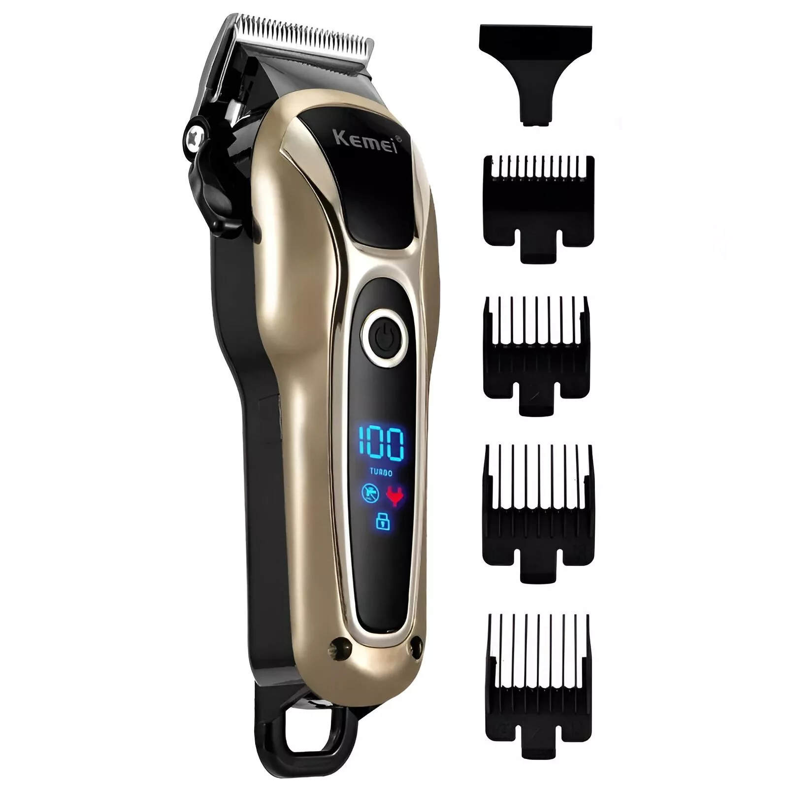 Professional Cordless Gold Hair & Beard Trimmer for Men - Image 5