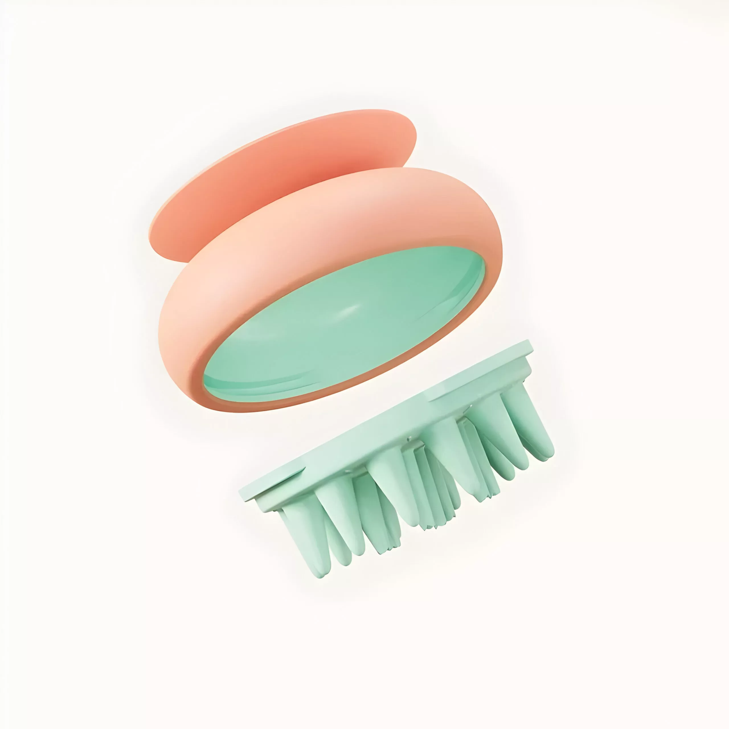Silicone Scalp Massage Comb with Suction Cup - Soft Hair Washing Shampoo Brush - Image 6