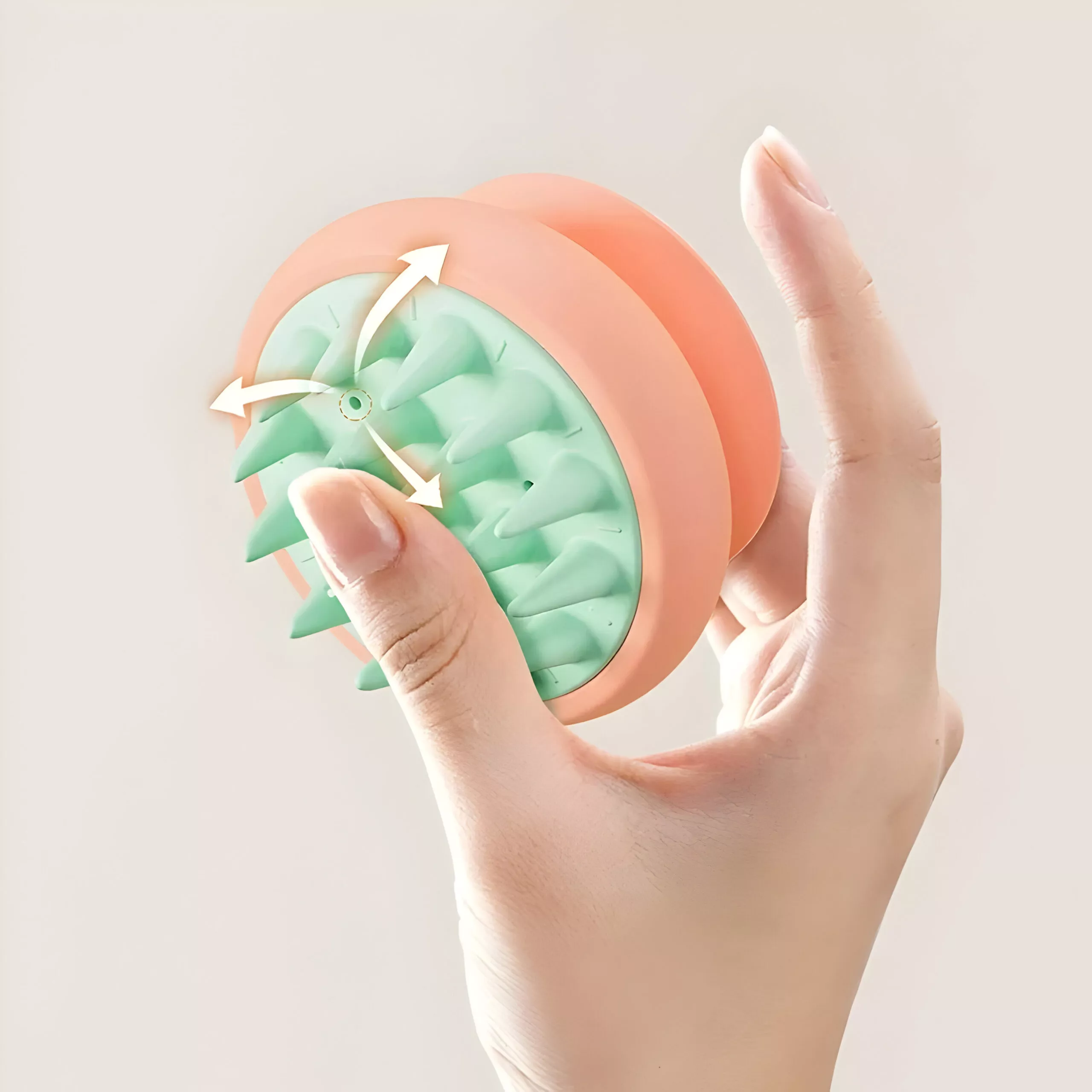 Silicone Scalp Massage Comb with Suction Cup - Soft Hair Washing Shampoo Brush - Image 5