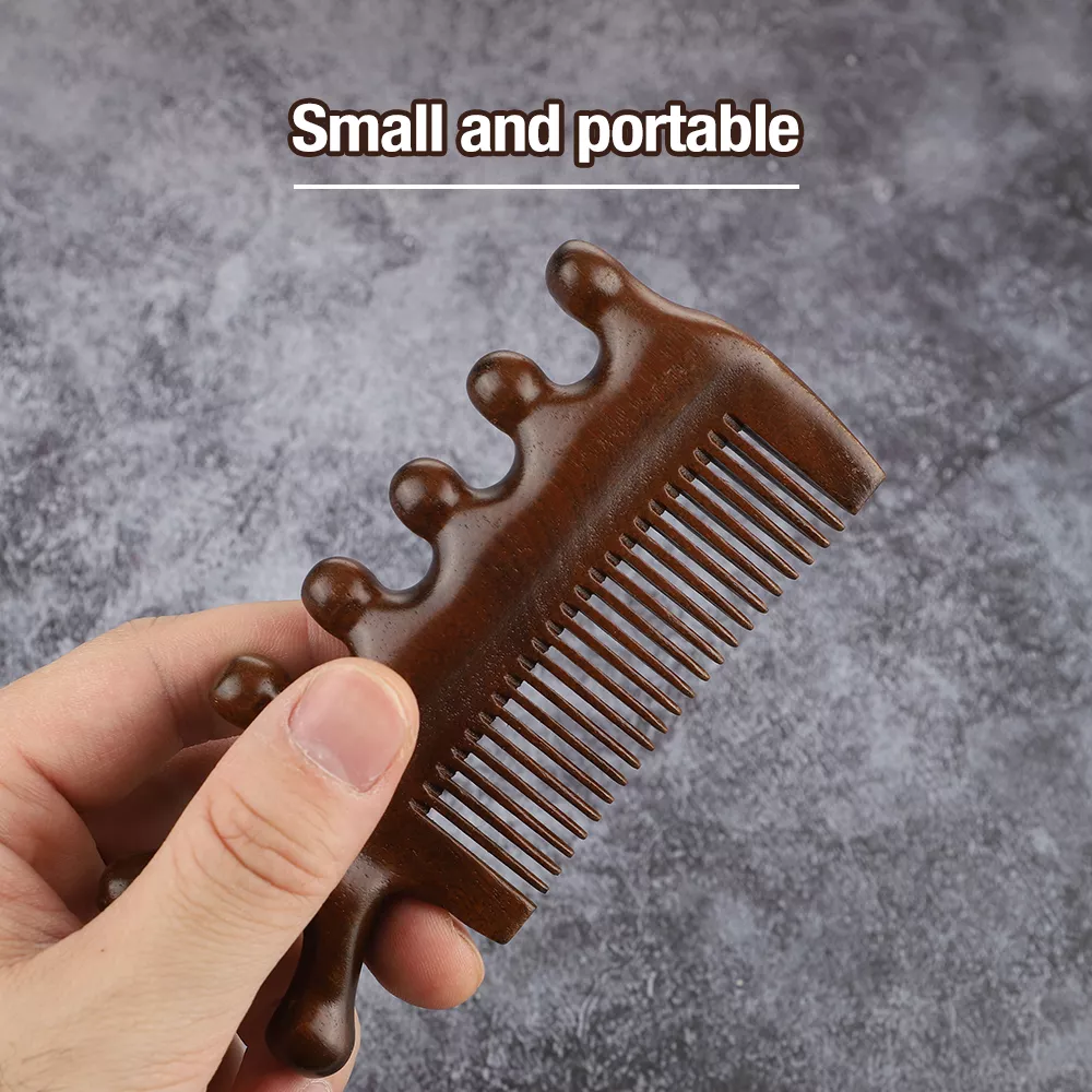 Natural Sandalwood Meridian Massage Comb - Image 5