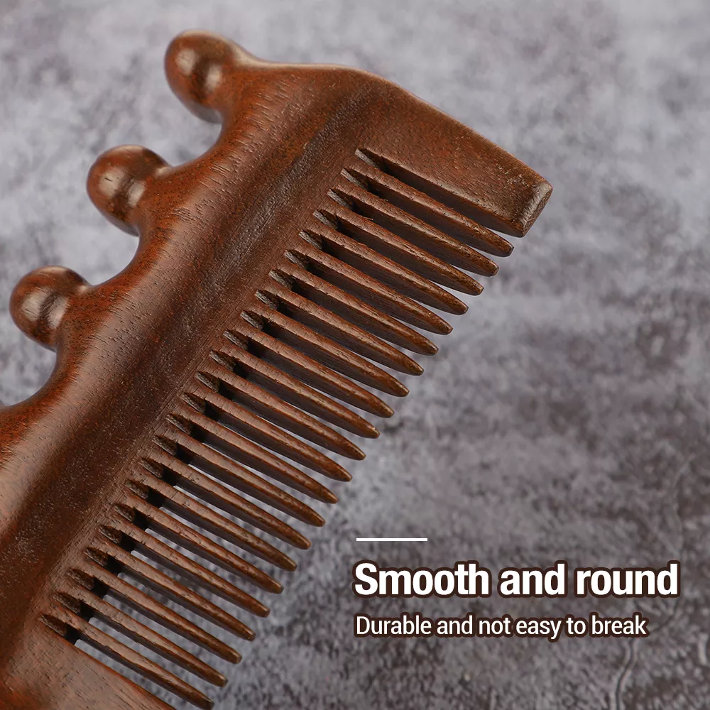 Natural Sandalwood Meridian Massage Comb - Image 4