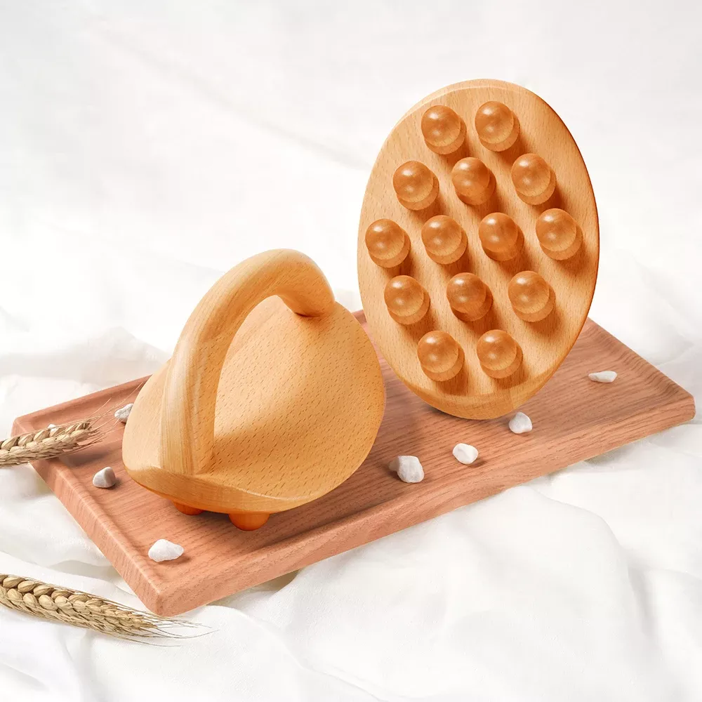 14-Bead Handheld Gua Sha Massage Brush