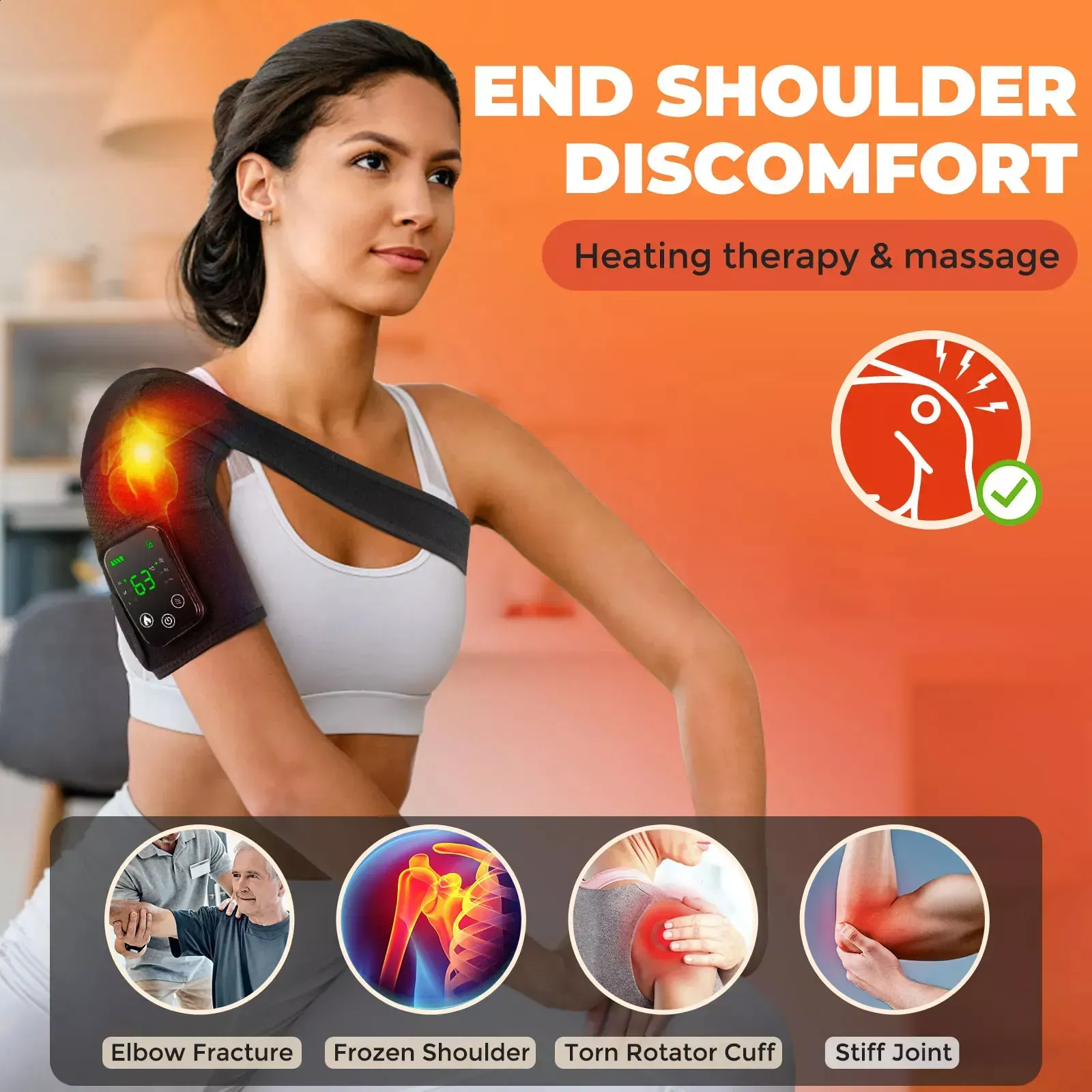 Rechargeable Heating Shoulder Pad - Image 3