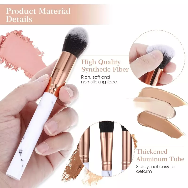 10-Piece Professional Makeup Brush Set - Image 3