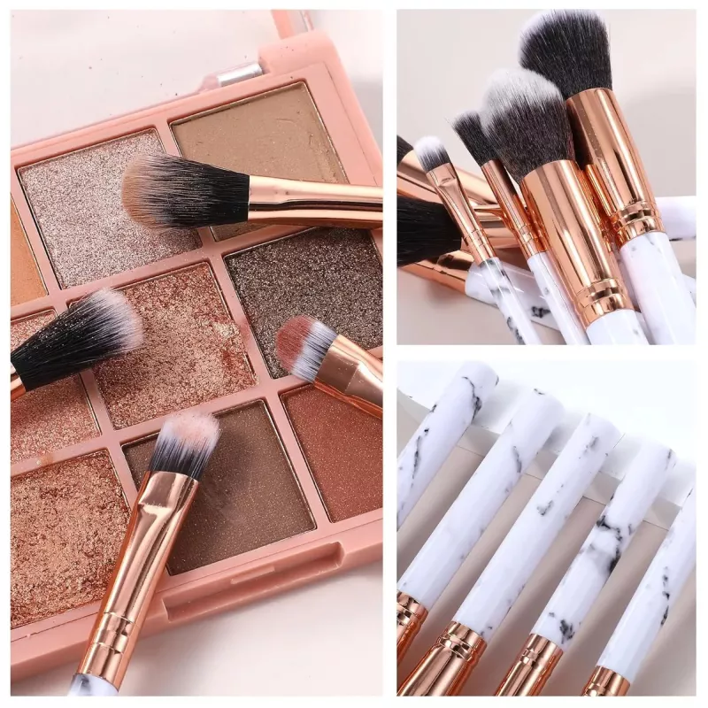 10-Piece Professional Makeup Brush Set - Image 4