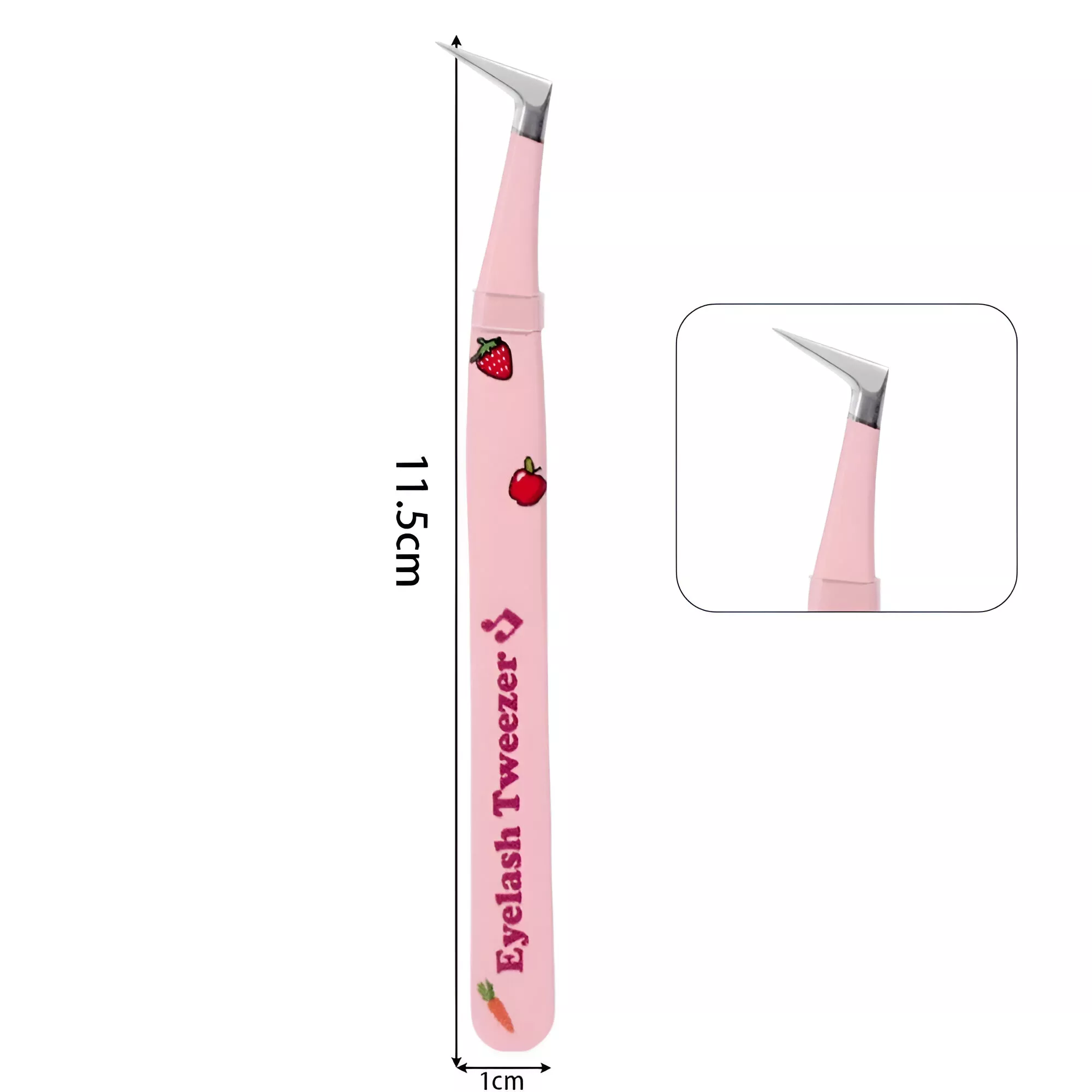 Multifunctional Stainless Steel Eyelash Tweezers Set – Precision Lash Curler Tool - Image 9