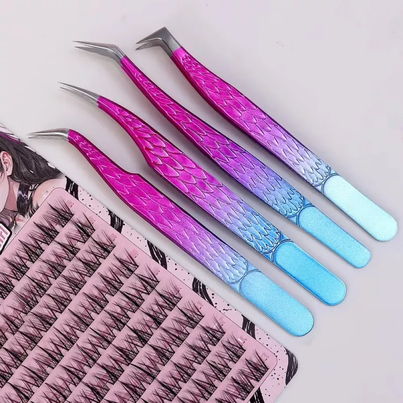 High Precision Anti-Static Eyelash Tweezers - Image 3