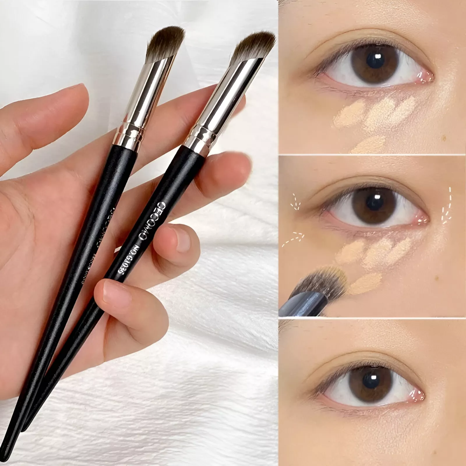 Professional Concealer Makeup Brush - Precision for Dark Circles & Face Details - Image 2