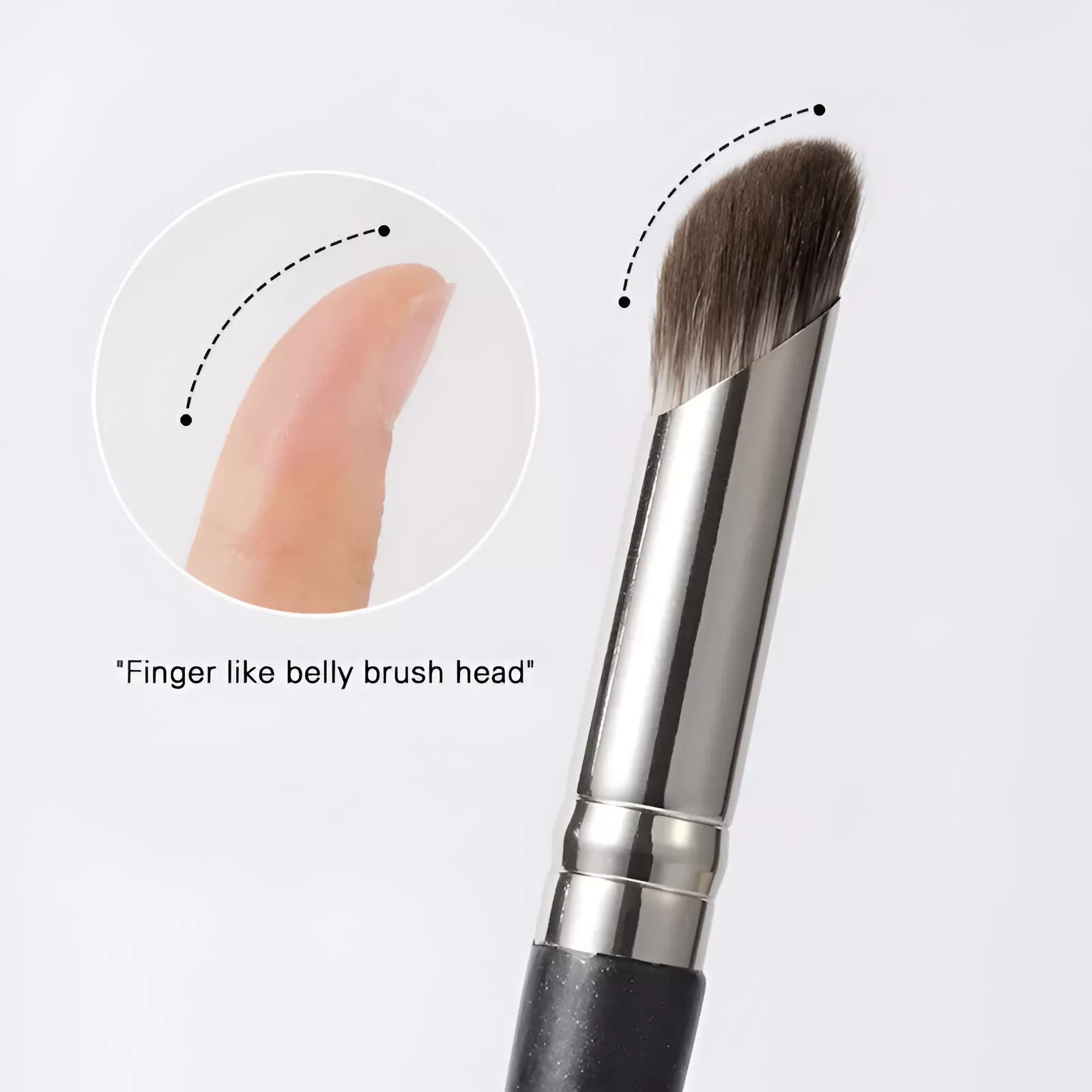 Professional Concealer Makeup Brush - Precision for Dark Circles & Face Details - Image 5
