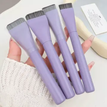 Ultra Thin Foundation Brush Set - 2PCS Soft Goat Hair Face Contouring Brushes