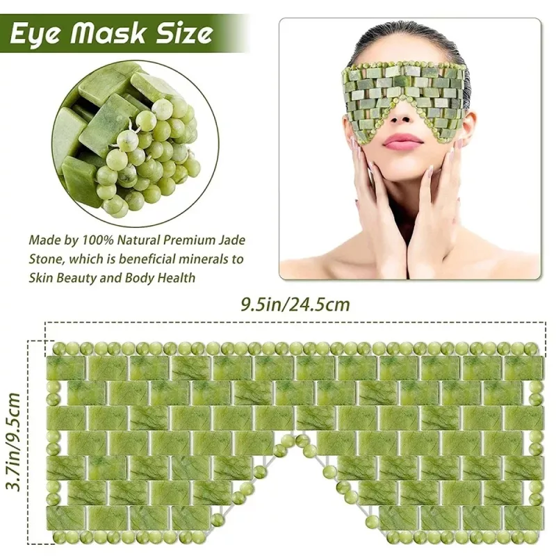 Natural Jade Cooling Eye Mask - Image 6