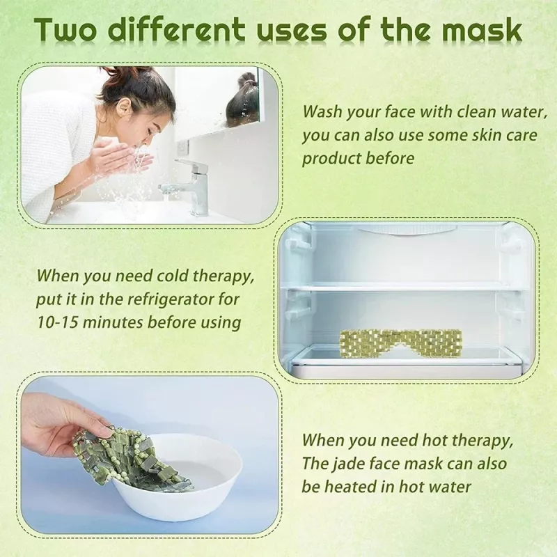 Natural Jade Cooling Eye Mask - Image 4