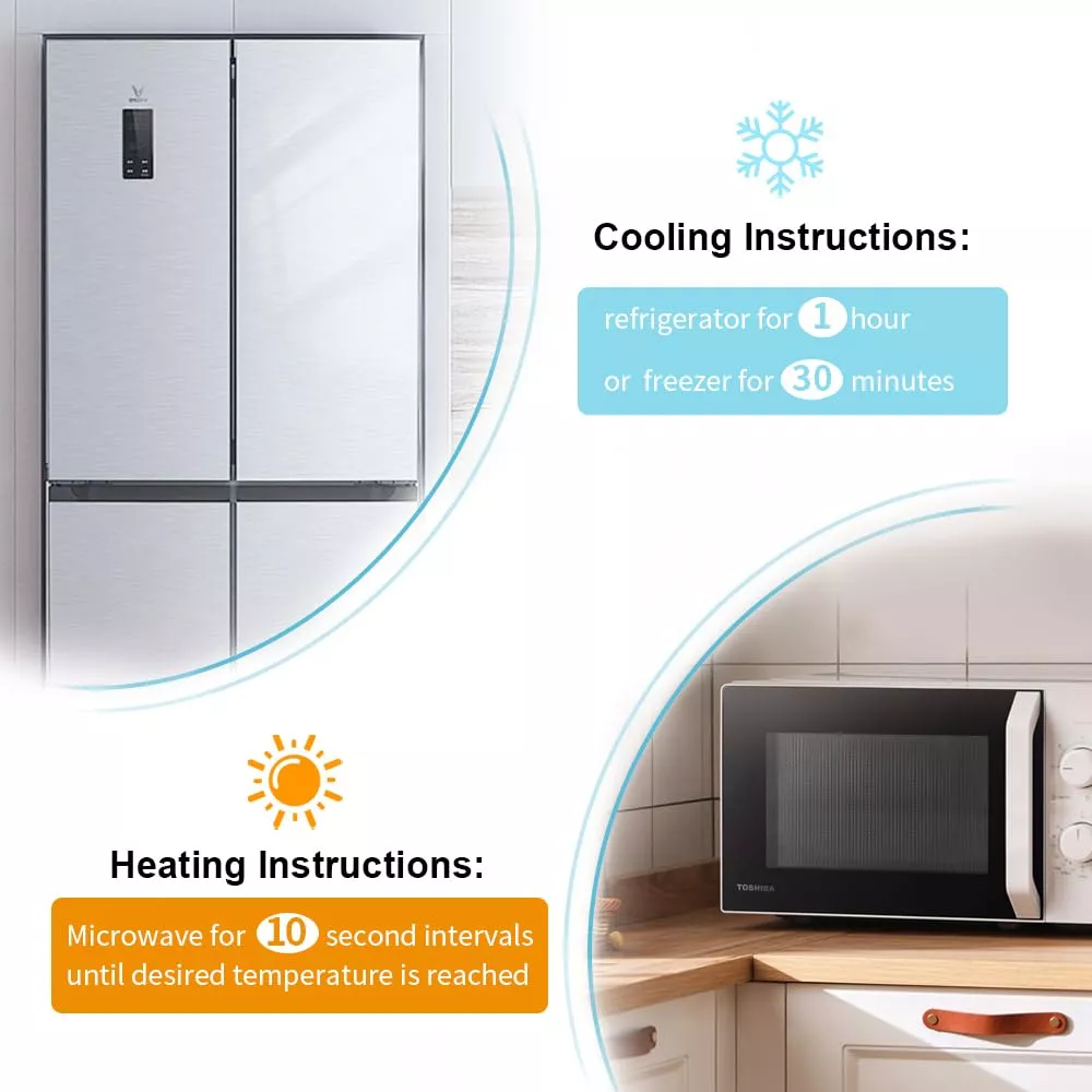 Hot & Cold Face Mask for Dark Circles, Puffiness, and Skin Care - Image 3