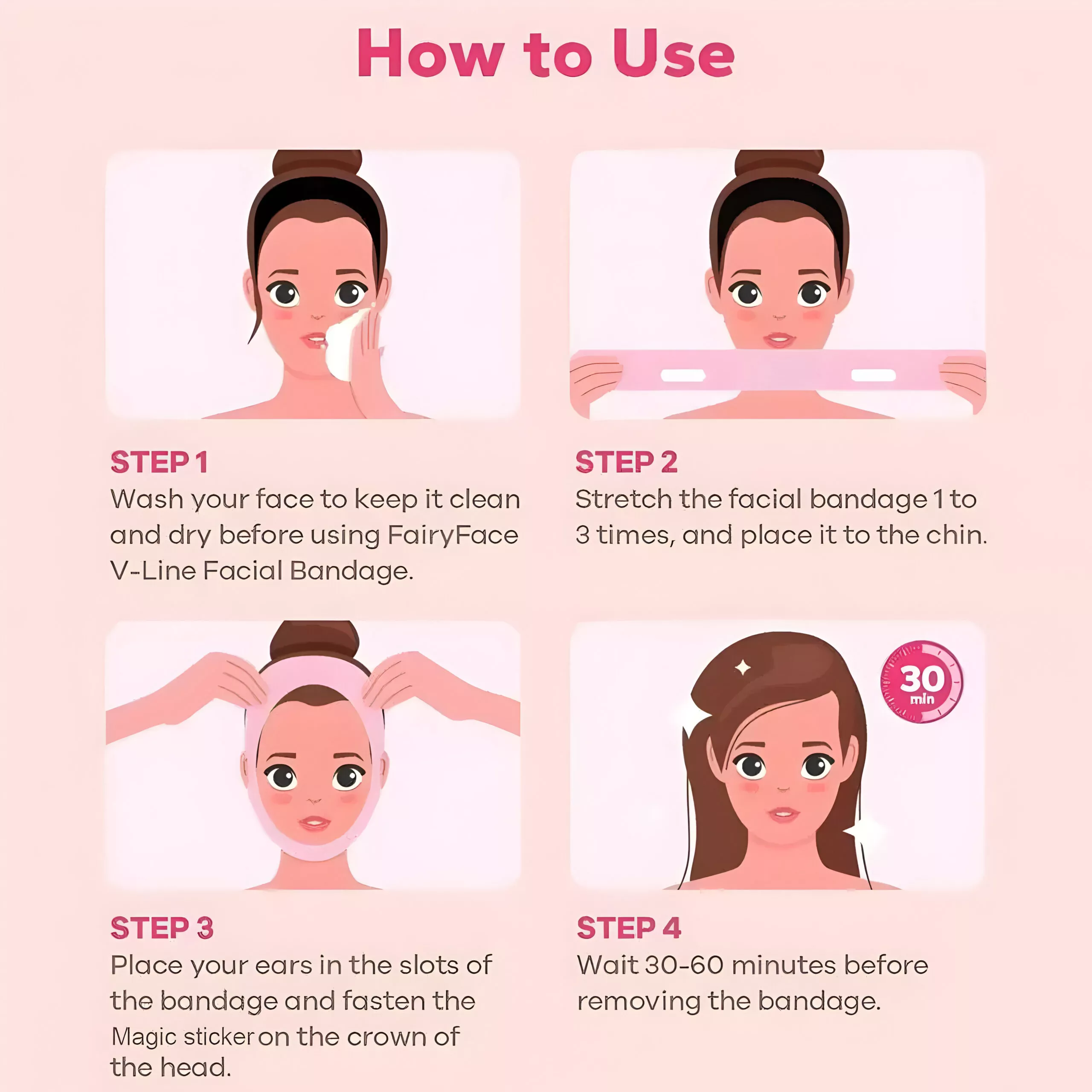 Reusable Face Slimming Chin Strap - V-Line Face Shaper & Double Chin Reducer - Image 5