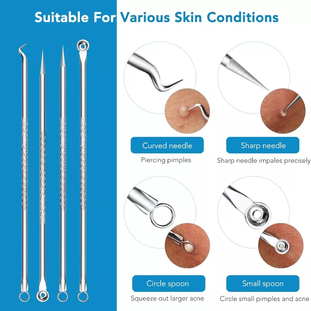 11-Piece Acne Needle & Blackhead Remover Set - Image 3