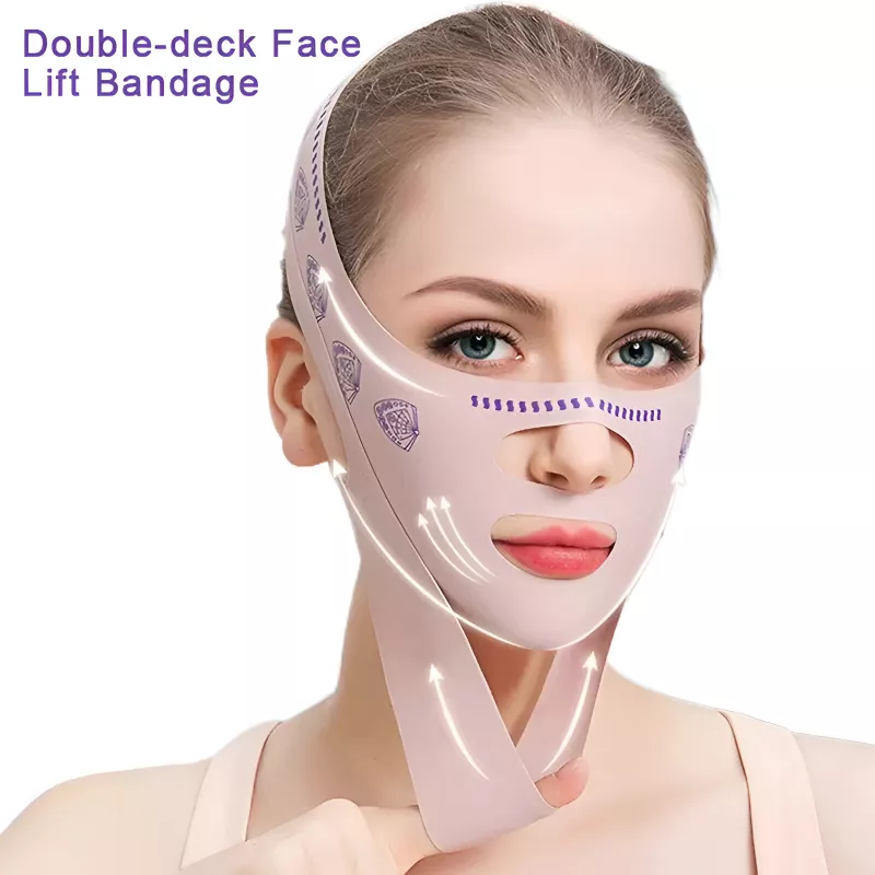Double-Deck Face Slimming Bandage - Image 2