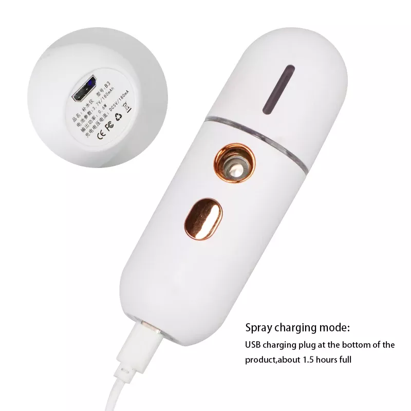 Mini Portable Nano Mister Facial Steamer - Hydrating Beauty Spray - Image 4