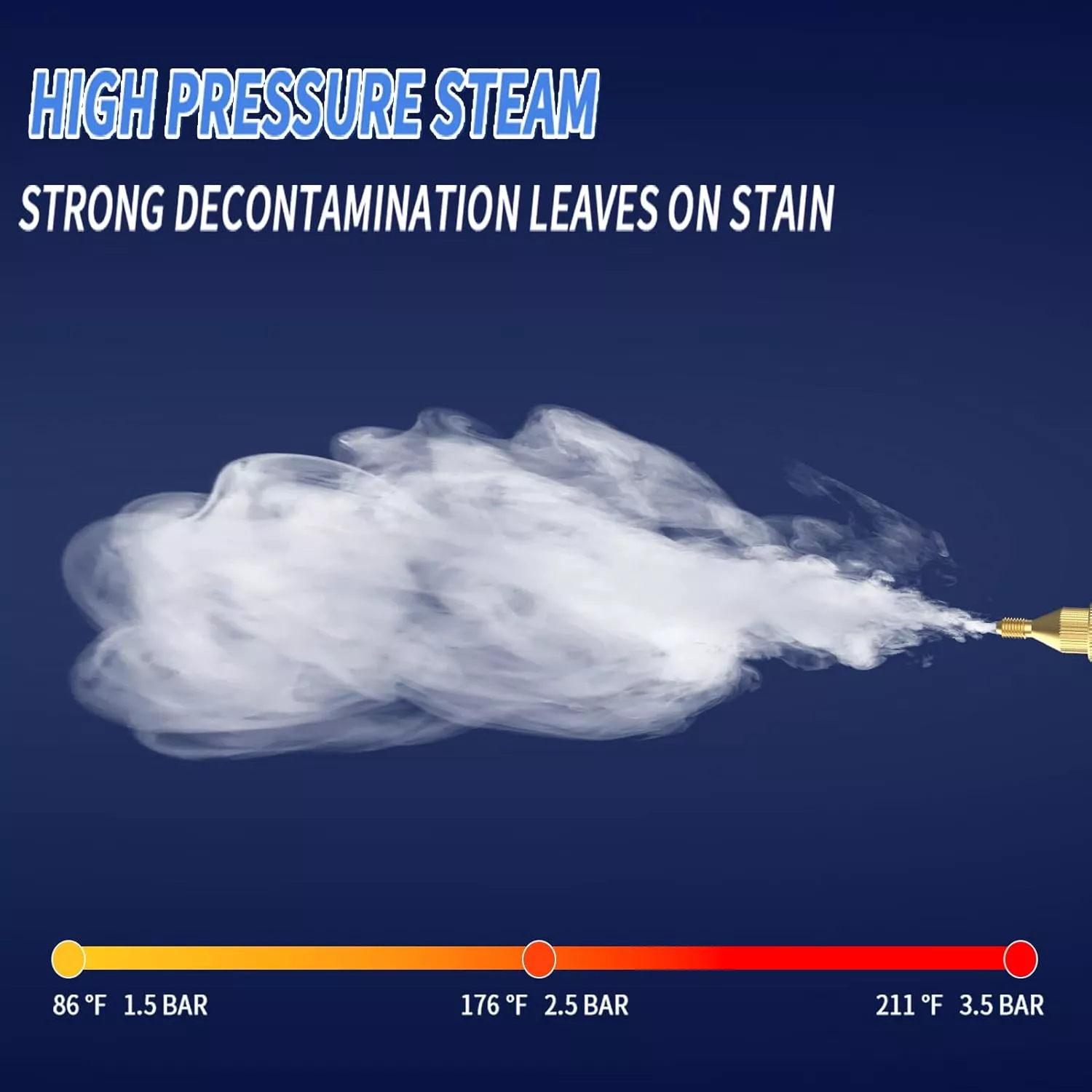 2500W Portable High-Pressure Steam Cleaner for Home and Car Cleaning - Image 6