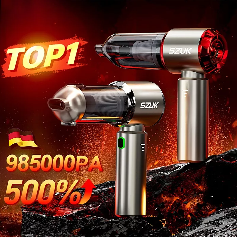 Powerful Handheld Car Vacuum Cleaner - Wireless, Portable & Efficient - Image 2