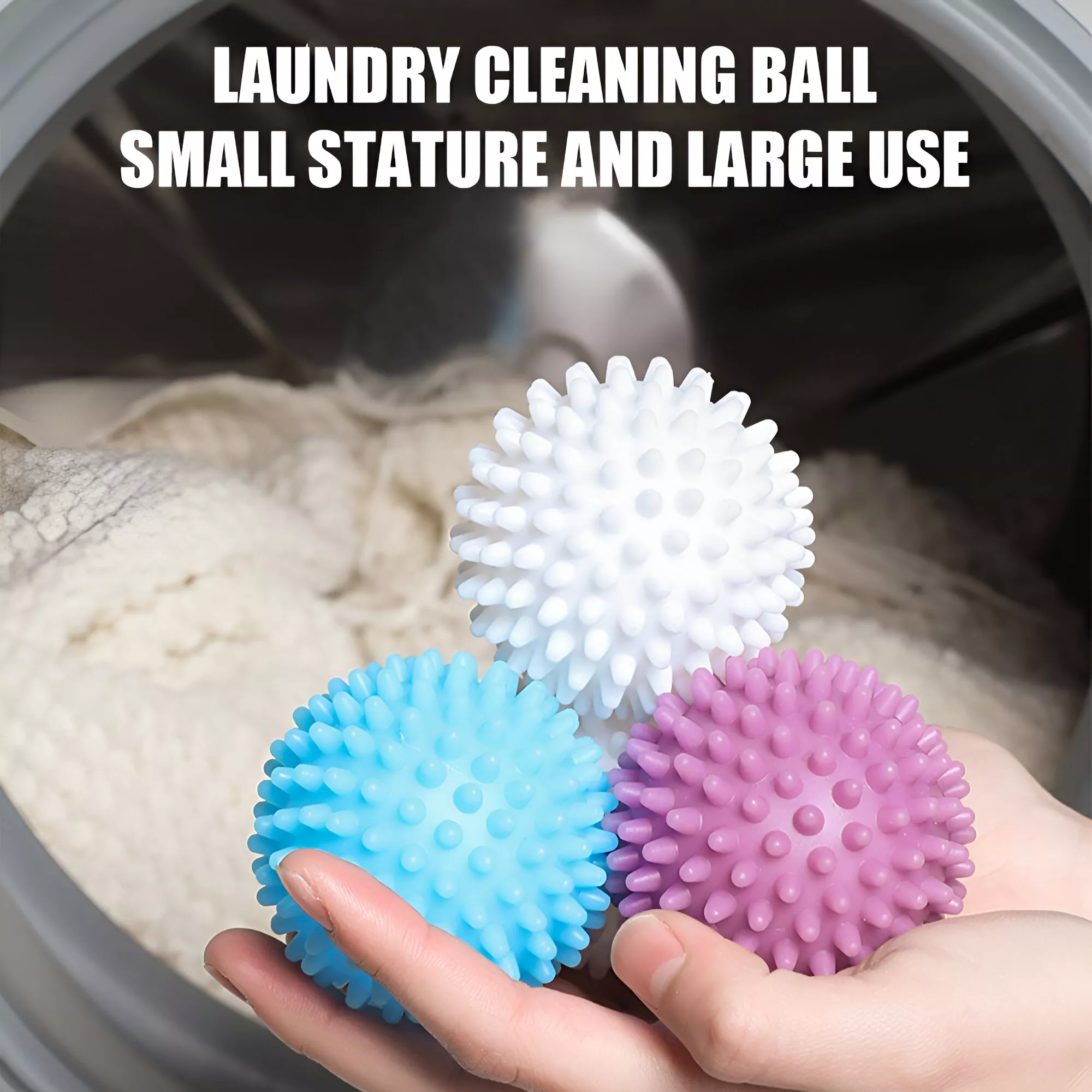 Magic Laundry Ball – Reusable PVC Cleaning Ball for Washing Machine & Clothes Softening - Image 2