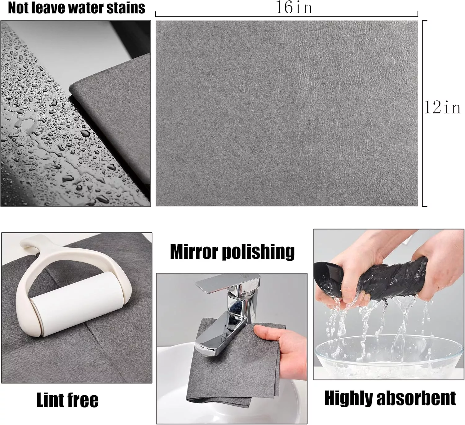 Thickened Magic Microfiber Cleaning Cloth – Lint-Free, Streak-Free, Reusable Towel - Image 5