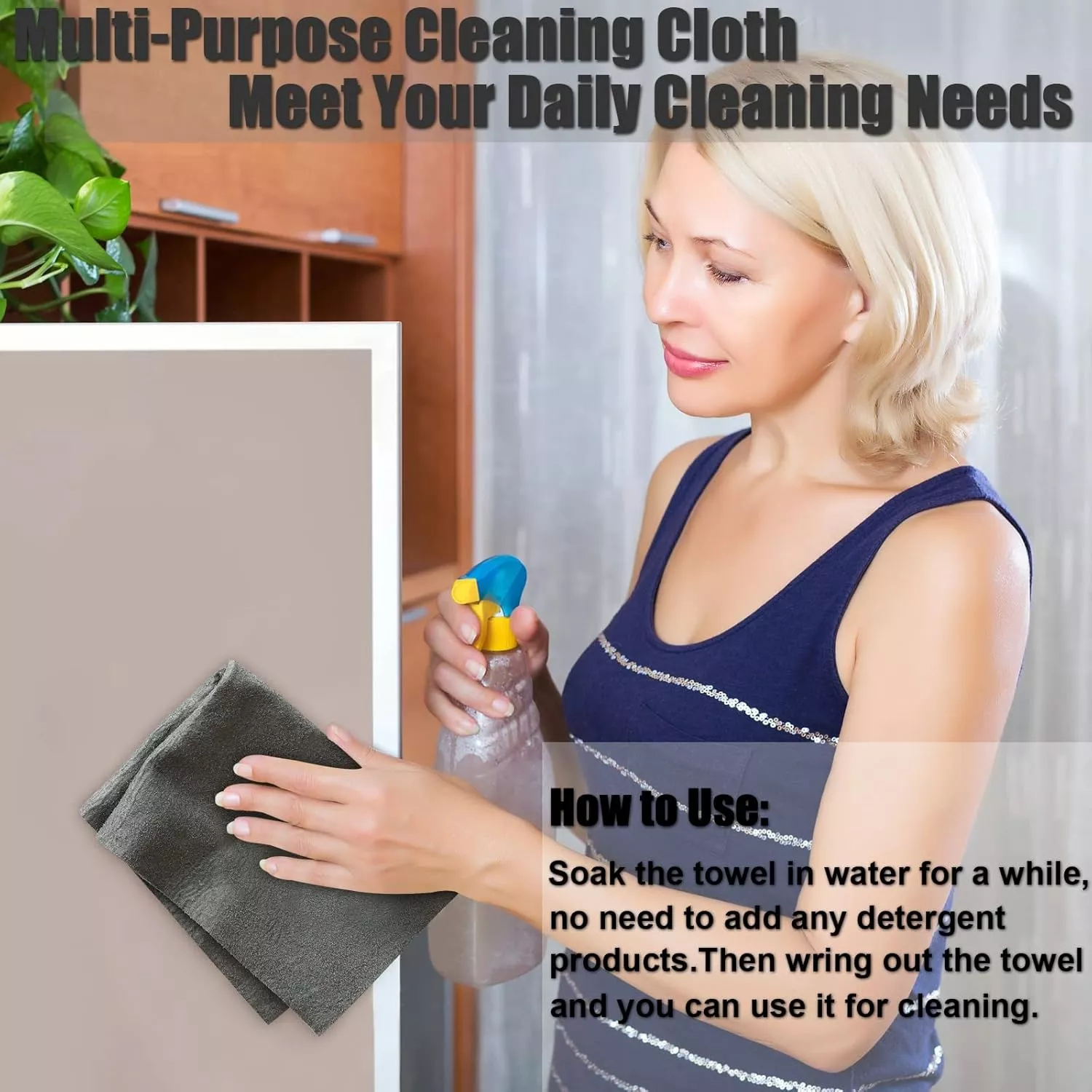 Thickened Magic Microfiber Cleaning Cloth – Lint-Free, Streak-Free, Reusable Towel - Image 6