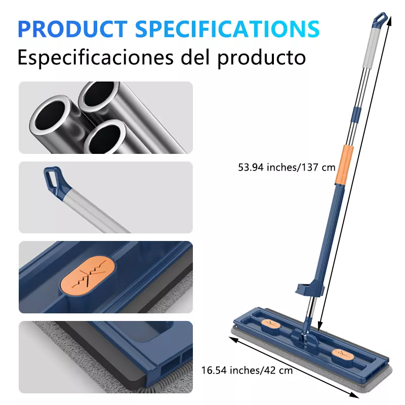 2-in-1 Microfiber Floor Cleaning Mop and Bucket Set - Image 6