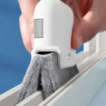 Window Groove Cleaning Brush - Handheld Sliding Door Track & Crevice Cleaner