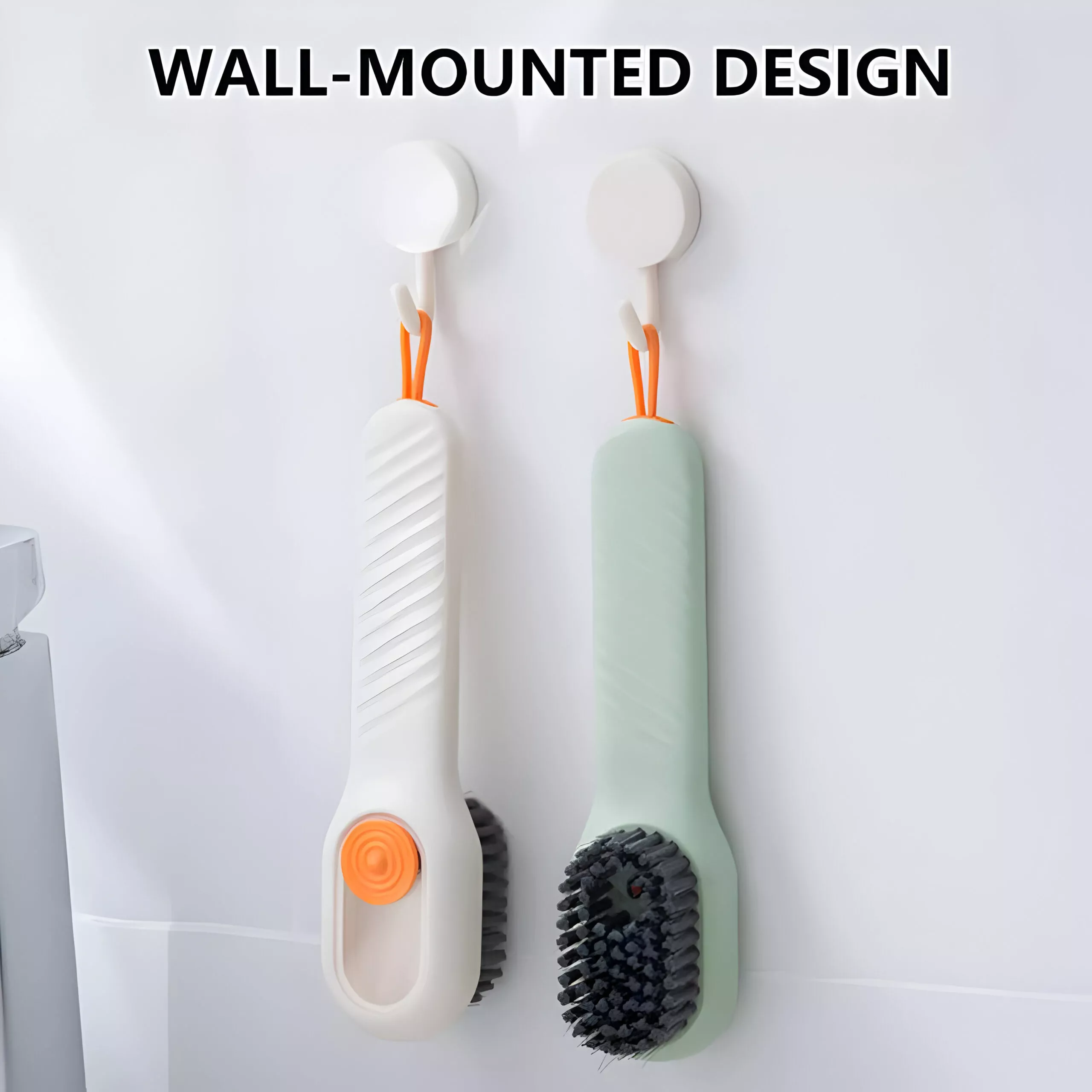 Multifunctional Soft-Bristled Shoe and Clothing Brush with Liquid Dispenser - Image 2