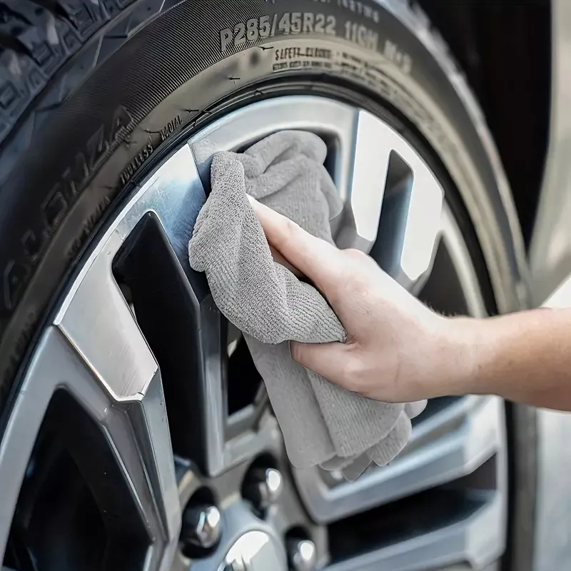 1-20Pcs Microfiber Towels for Car Wash, Home Cleaning, and Auto Detailing - Image 4