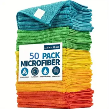 1-20Pcs Microfiber Towels for Car Wash, Home Cleaning, and Auto Detailing