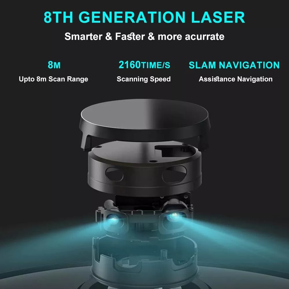 Advanced Self-Cleaning Robot Mop with Laser Navigation & Carpet Smart Wash - Image 5