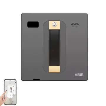 Robot Window Cleaner with Ultrasonic Spray & Remote Control