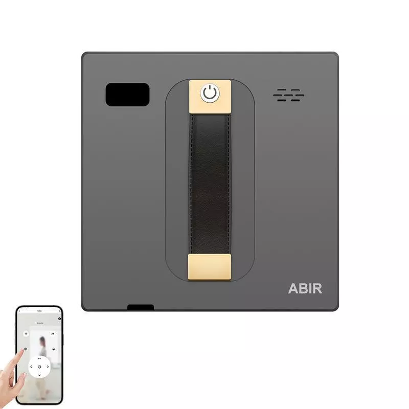 Robot Window Cleaner with Ultrasonic Spray & Remote Control