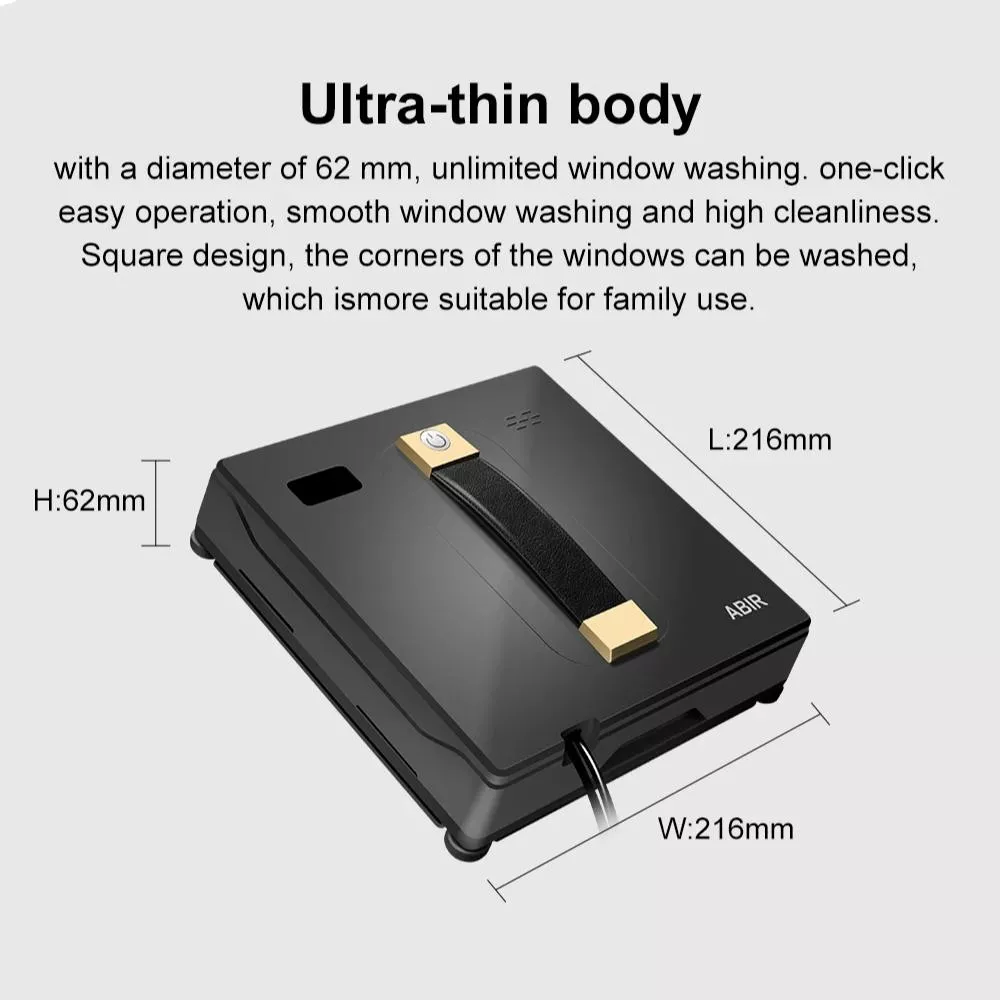 Robot Window Cleaner with Ultrasonic Spray & Remote Control - Image 9